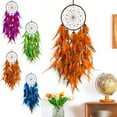 thumbnail image 7 of SLYNSHome Large Dream Catchers for Girls Room Wall Decoration Hanging Dream Catchers with Feather Birthday Gifts for Living Room Dorm (Blue), 7 of 7