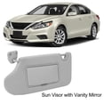 thumbnail image 4 of Left & Right Sun Visor with Vanity Light for 2013-2018 Altima, Driver & Passenger Side Beige Sunvisor Replacement 96401 3TA2A, Anti Glare Rugged Compact, 4 of 7