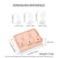 thumbnail image 4 of Molde Hielo Con Forma Tapón Anal Broma Silicona para Pastel DIY Chocolate () Rosa, 4 of 5