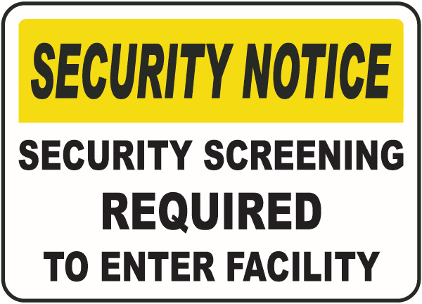 10 Year 3M Warranty. A Real Sign NOTICE 12 x 18 Safety/Security Sign 