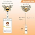 thumbnail image 3 of Adjustable 60cm Crystal Butterfly Badge Reel, Sturdy ABS Office Clip for Workplace Professionals & Commuting, 3 of 8