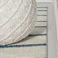 thumbnail image 6 of JONATHAN Y MOROCCAN HYPE 2 x 8 Runner Rug, Williamsburg Minimalist Stripe - Cream/Navy, MOH201E-28, 6 of 9