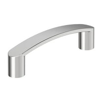 Amerock Rift 3 inch Center-to-Center Polished Chrome Cabinet or Furniture Pull, 25 Pack