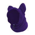 thumbnail image 2 of Stgfyxgs Dog Hood Winter Hat Headgear Earmuffs Costume Soft Neck Warmer Scarf Pet Winter Hood Hats for Kitten Cat Pet Small Dog Hiking Violet, 2 of 9