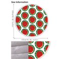thumbnail image 2 of Matoen Large Round Microfiber Beach Towel Blanket with Tassels, Soft Absorbent Fast Dry, Summer Watermelon Theme (61"), 2 of 8