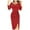 Red, variant on Women's Fall Fashion Long Sleeve Mini Dress Bodycon Short Party Date Night Going Out Dresses Silver