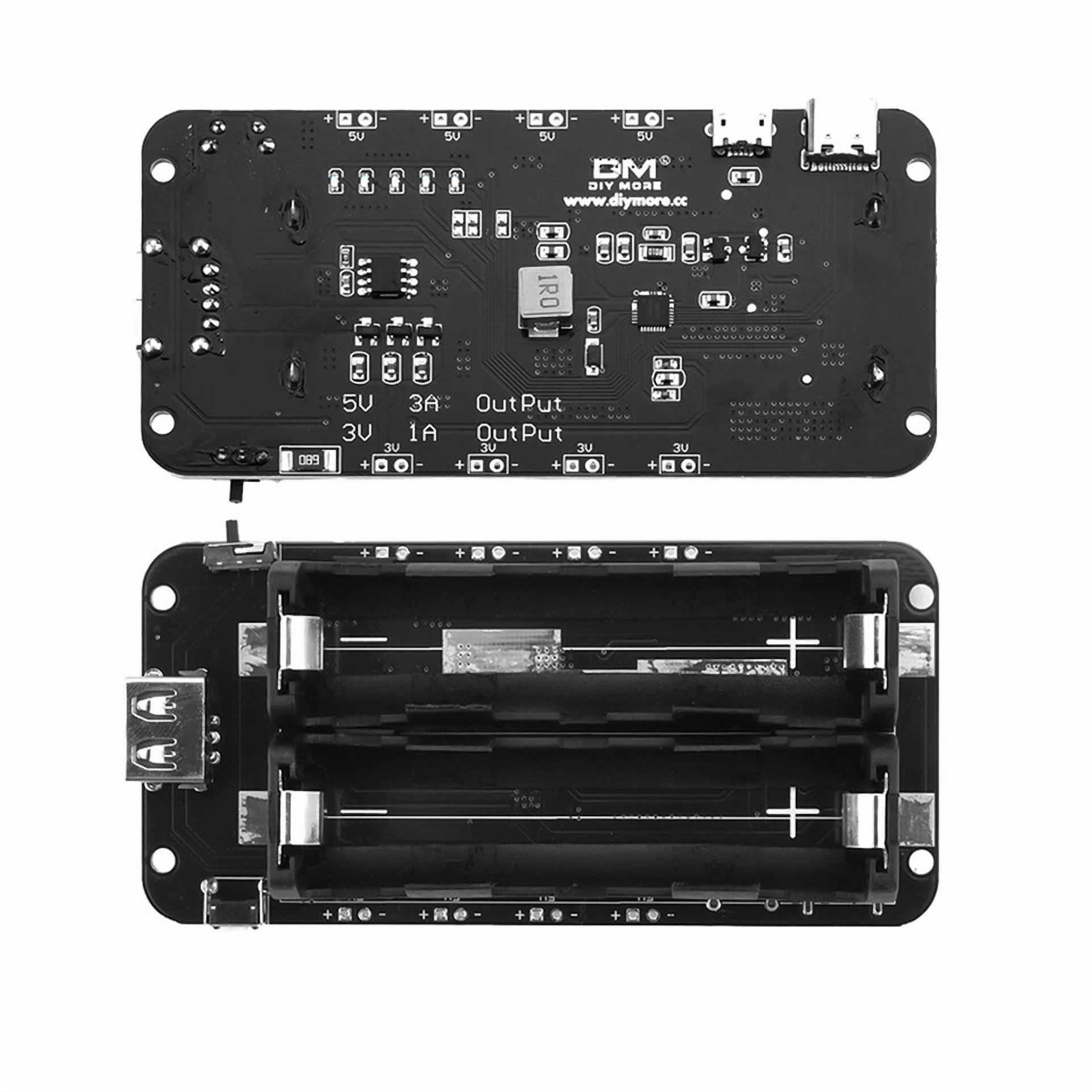 BUTTERFLY- 3V/5V 18650 Battery Shield V8 Mobile Power Bank For Arduino Esp32 Esp8266 Wifi