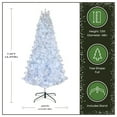 thumbnail image 4 of National Tree Company 7.5 ft Pre-Lit Crystal Pine Full Artificial Christmas Tree, 600 LED Lights, 1,314 Tips, Remote Control, 50+ Light Functions, Includes Stand, Silver, 4 of 8