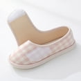 thumbnail image 4 of Quaouag Women's Knitted Slippers Memory Foam Cozy House Shoes Indoor Outdoor, 4 of 7