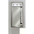 thumbnail image 1 of SD-LC2030RCOLWT 20 in.x 30 in.Recessed Single Door Cabinet with Contemporary Lights - Colorgrain White, 1 of 1