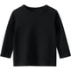thumbnail image 3 of Niños Pequeños Niñas Niños Manga Larga Tops Color Sólido Cuello Redondo Sudadera Casual Básica Otoño Camiseta Jersey Tops, 3 of 5