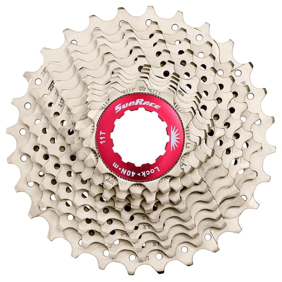 SunRace CSRX1 - 11 Speed Road Cassette 11-36T in Metallic