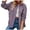 Purple, variant on XFLWAM Jean Jacket for Women Distressed Frayed Denim Jacket Ladies Ripped Stretchy Jacket With Pockets