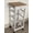 White, variant on HYGRAD Kitchen Storage Cart 3 Tier Wooden Rolling with 3 Baskets Drawers Wine Rack