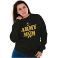 thumbnail image 4 of US Army Mom Military Support Ribbon Women Crewneck Sweatshirt Brisco Brands S, 4 of 6