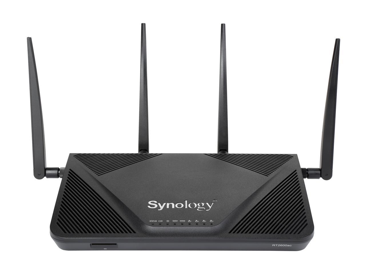 Synology RT2600ac - - wireless router - 4-port switch - 1GbE - WAN ports: 2 - Wi-Fi 5 - Dual Band - image 3 of 5