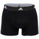 thumbnail image 2 of adidas Calzoncillos para hombre, pack de 6 - Trunks, Active Flex Cotton, Logo, Solid Colour Negro L (Large), 2 of 3