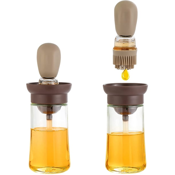 1 botella de aceite de silicona para cocina (marrón). Ormromra CZJP-HY93-2