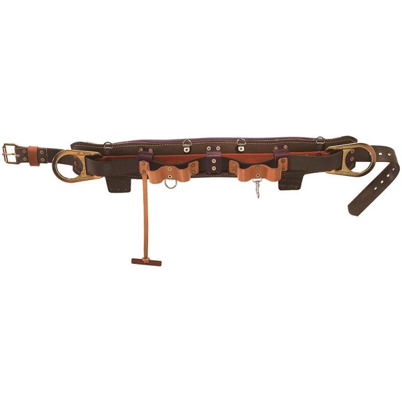 Klein Tools 5282N-28D 47 in. to 55 in. Body Belt Style #5282N - Brown