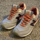 thumbnail image 1 of New Balance Luau 574 Mens Athletic Shoe Gray Orange Blue Sz 10 Shoes Sneakers, 1 of 6