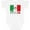 AA-White, variant on Italian Soccer Boys or Girls Baby Bodysuit
