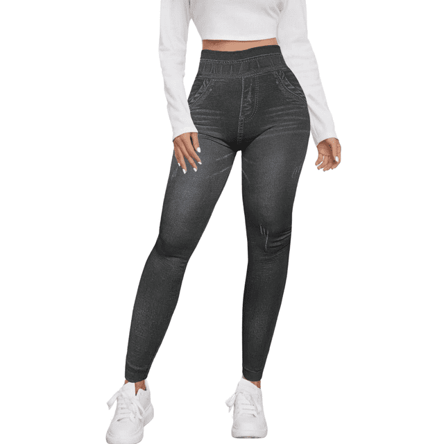 Leggings de Mujer Estilo Mezclilla Unitalla Comodidad y Estilo en Leggins