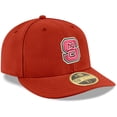 thumbnail image 3 of Men's New Era Red NC State Wolfpack Basic Low Profile 59FIFTY Fitted Hat, 3 of 5