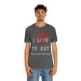 thumbnail image 4 of I LIFT TO EAT Never Not Hungry Funny Body Building Gym Tshirt S-3XL, 4 of 9