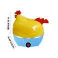 thumbnail image 3 of PPgejGEK Hen-Shaped Egg Cooker Steamer, Home Appliance for Boiling 7 Eggs or Vegetables, Automatic Shut-Off, Compact Design for Kitchen, 3 of 5