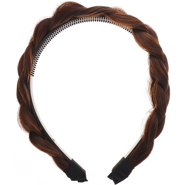 MasteelfCA Faux Cheveux Bandeau Tressé Grand Postiche pour Filles Femmes Bandeau Queue de Cheval