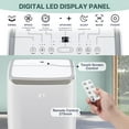 thumbnail image 3 of 2025 New Air Conditioner 14000Btu 3-1 in, Portable Air Conditioner Built-in Cool, Dehumidifier, Fan Modes, Room Air Conditioner with Remote/Installation Kits, Cools up to 750 Sq.ft, 3 of 8