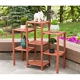 thumbnail image 2 of Leisure Season PS6117 7 Tier Plant Stand  Medium Brown, 2 of 6
