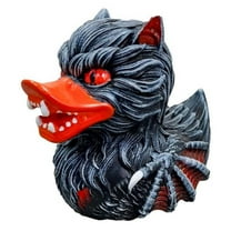 Memorial Duck Miniature Figurine Decorative Ornamnet For Outdoors(werewolf Duck)