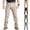 Khaki, variant on Multi-Pocket Mens Cargo Work Pants, Waterproof Loose Fit Hiking Pants | Stretchable Ventilated Activewear for Casual, Vacation, Fishing & Outdoor Travel, Heavy-Duty Mens Trousers L Beige