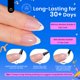 thumbnail image 5 of Press On Nails Beetles French Tip 210 unidades, color rosa, extra corto, 5 of 7