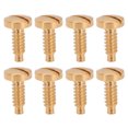 thumbnail image 3 of Tornillo Para Caja De Reloj, Acero Inoxidable, 8 Piezas, A Prueba De Herrumbre, 3,3 Mm De Longitud, Tornillo Para Tapa Trasera De Reloj Para Reparación De Relojes ANGGREK Oro, 3 of 8