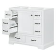 thumbnail image 2 of Fulvari 36" Bathroom Vanity, 6 Drawers Large Storage Spaces, Multi-Functional Drawer Divider, Adjustable Shelf, 2 of 9