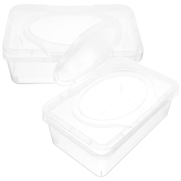 Luxshiny 2Ud Caja De Almacenamiento Para Pañuelos Con Resistente Y Estructura Portátil