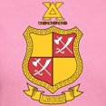 thumbnail image 3 of CafePress - Delta Chi Coat Of Arms T Shirt - Women's Traditional Fit Dark T-Shirt, 3 of 4