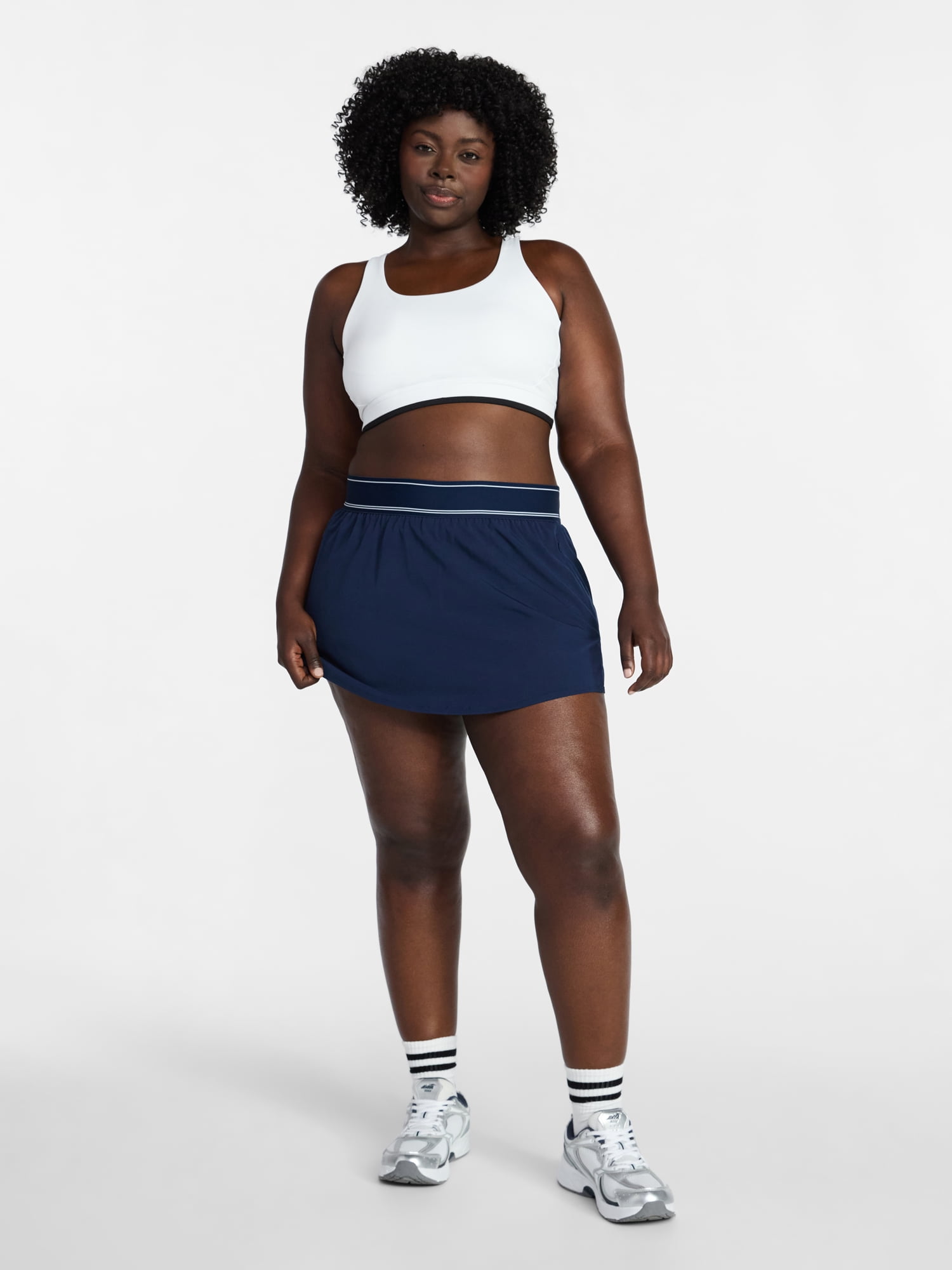 Avia Women's and Women's Plus Active Skort with Curved Hem, Sizes XS-4X