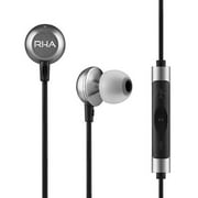 RHA MA650 Earbuds for Android: Hi-Res Noise Isolating Aluminium in-Ear Headphones with Remote & Mic