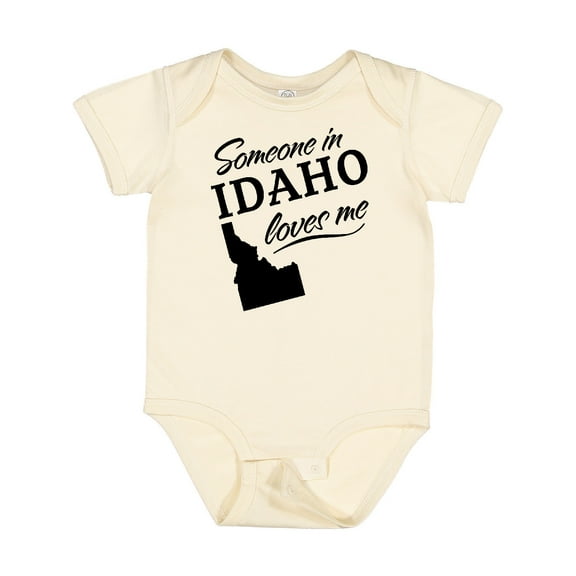 Inktastic Someone in Idaho Loves Me Boys or Girls Baby Bodysuit