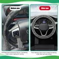 thumbnail image 5 of Winter Warm Fuzzy Steering Wheel Cover, Non-Slip Interior Plush Cover with No Inner Ring, Soft Grip for Cold Weather, Universal for Cars, SUVs & Vans, 5 of 13