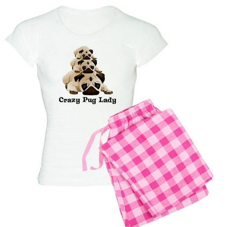 

CafePress - Crazy Pug Lady - Women s Light Pajamas