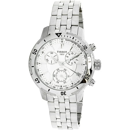 Men's PRS 200 T067.417.11.031.00 Silver Stainless-Steel Plated Swiss Chronograph Dress