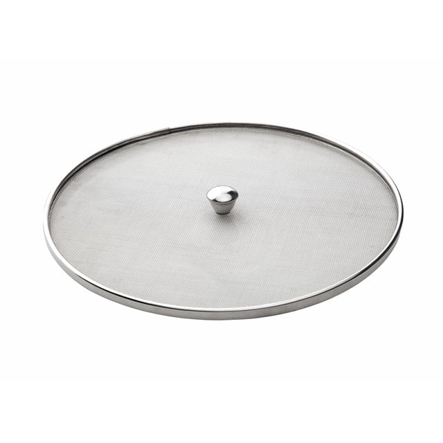 Kitchen Tools Food Grade Stainless Steel Net Cover - No.9, Silver | Multipurpose Milk Jali With Knob In Stainless Steel Single Mesh - Fruit Cover, Food Cover