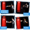 thumbnail image 4 of PROLAST Heavy Punching Bag 4 ft UNFILLED -Great for Boxing, MMA, Muay Thai - Unfilled with Bottom D-Ring ( Red ), 4 of 6