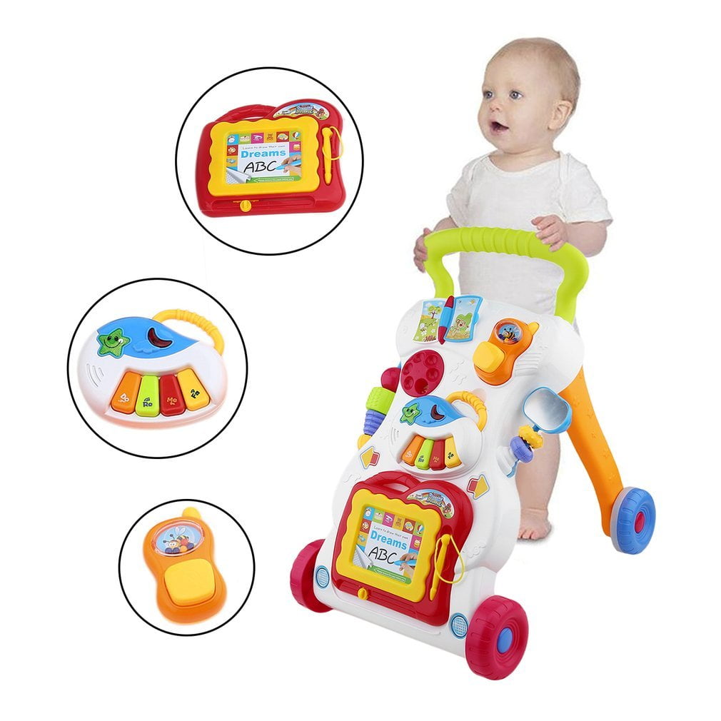 Baby Walker with Wheels for Boys and Girls Activity Center Car Toys Toddler Toy 