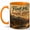 Orange, variant on Simple Joy Cabin 11oz Ceramic Mug, Vintage Lake Nature Design
