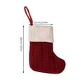 thumbnail image 3 of Event Party Decor Christmas Stockings Personalized Christmas Stockings With 26 Letter Embroidered Cute Xmas Stockings Perfect Holiday Decoration For Your Fireplace, 3 of 4